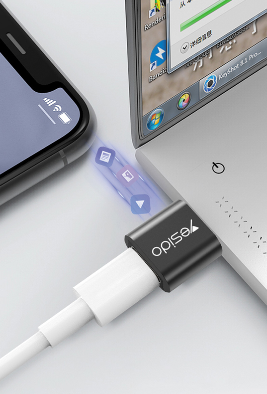 Trancer Usb Yesido Fast Charging and Data Transfer USB Type-C To USB Connector ...